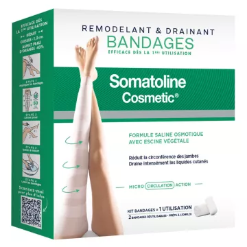 Somatoline Remodelant & Drainant Bandages Kit 1 utilisation