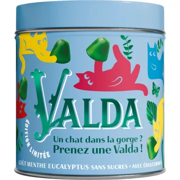 Chicle Valda sin azúcar para suavizar la garganta