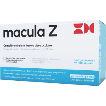 Macula-Z Capsules à visée oculaire 120 capsules