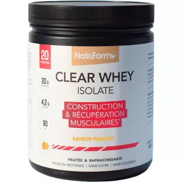 Nat & Form Clear Whey Isolate Spieropbouw en -herstel