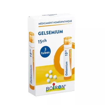 Gelsemium 15CH Boiron - 3 tubes granules