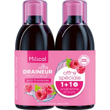 Milical Draineur Minceur Ultra 2 botellas de 500 ml