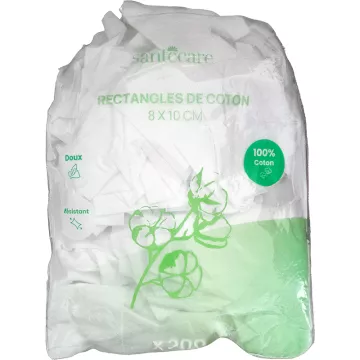 Rettangoli di cotone Santecare