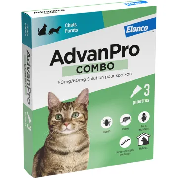 Spot-On Antiparasitaire Chat Furet AdvanPro Combo Elanco