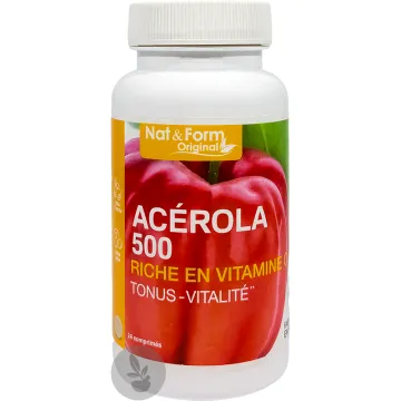 Nat & Form Acerola 500, 24 Tabletten 