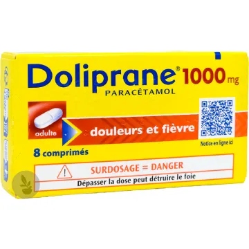 DOLIPRANE 1000 mg 8 compresse