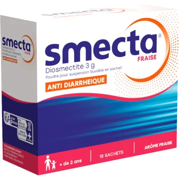 Smecta Anti Diarreia 18 Saquetas Sabor a morango