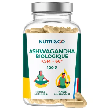Nutri&Co Aswhagandha 120 Gélules