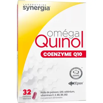Omega Quinol Synergia Ubiquinol Omega3 32 capsules