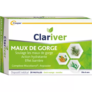 Cooper Clariver Halsschmerzen 20 Pastillen