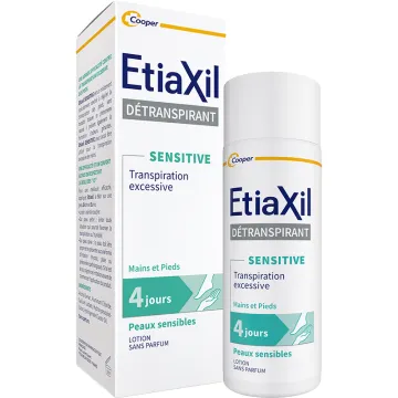 Etiaxil Détranspirant Sensitive Mains et Pieds 100ml