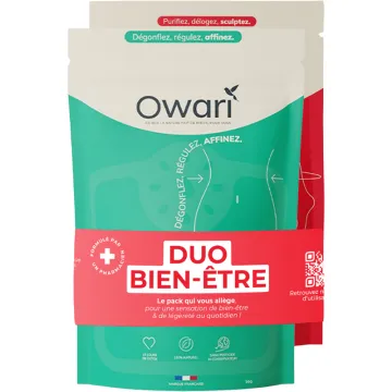 Owari Wellness-Duo Slim'Tea La Détox + Kirschschwänze 2x50g