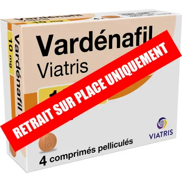Vardenafil 10 mg Viatris Dysfonction Érectile comprimés