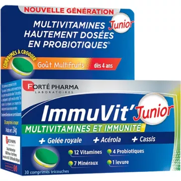 Forté Pharma Immuvit'junior 30 Comprimés à Croquer