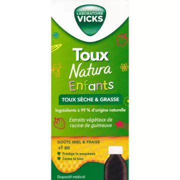 Vicks Toux Natura Sèche & Grasse Enfants 140 ml