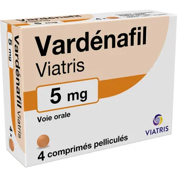 Vardenafil 5 mg Viatris Troubles de l’Érection comprimés