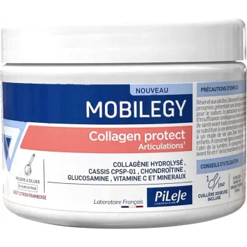 PiLeJe Mobilegy Collagen Protect poudre citron framboise 210 g