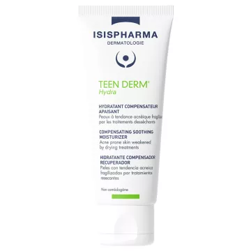 Isispharma Teen Derm Hydra Hydra Fluide Ausgleichende Beruhigende Feuchtigkeitscreme 