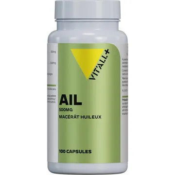 Vitall+ Alho 500 mg Macerado Oleoso 100 cápsulas