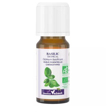 Dr Valnet Huile Essentielle Bio Basilic Tropical 10 ml