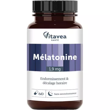Vitavea Melatonin 1.9 mg Sleep & Time Shift 60 capsules