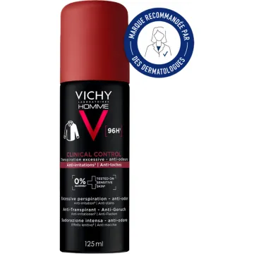 Vichy Homme Desodorante Antitranspirante 96H Clinical Control spray 125ml