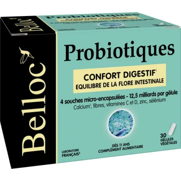 Belloc Probiotica Spijsverteringscomfort 30 capsules