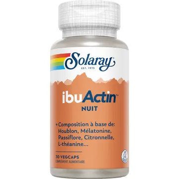Solaray IbuActin Nuit 30 vegetarian capsules
