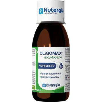 Oligomax Molybdene Nutergia Métabolisme 150 ml