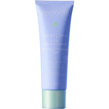 Sanoflore Hydra Ciana Fluide Hydratant Apaisant 50ml