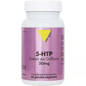 Vitall+ 5-HTP Extrait de Griffonia 50 mg en gélules