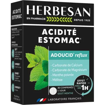 Herbesan Adoucid menta 30 compresse
