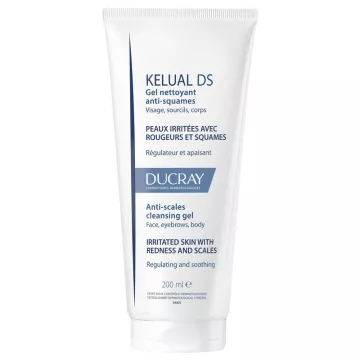 Kelual DS Gel Nettoyant Dermite Anti-Squames Ducray 200 ml