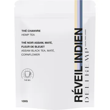 Delihemp Réveil Indien Té negro Cáñamo Bio 100g