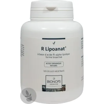 R Lipoanat Ácido alfa-lipoico Bionops cápsulas 