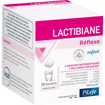Lactibiane Réflexe Enfant Pileje Fermentos lácticos en sobres
