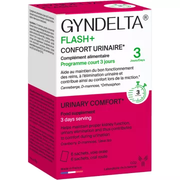 CCD Gyndelta Flash+ Urinary Comfort 6 sachets