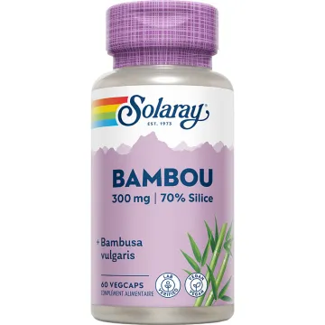 Solaray Bambou 300 mg 60 gélules