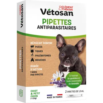 Vetosan Pipeta Antiparasitária para Cães – 2 pipetas
