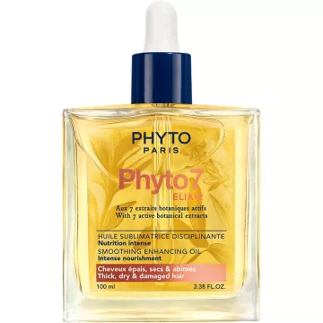 Phyto 7 Elixir Sublimating Disciplining Oil for Thick, Dry & Damaged Hair