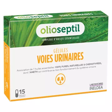 Olioseptil Cápsulas para o trato urinário 15 cápsulas