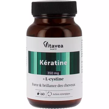 Vitavea Kératine Force & Brillance des Cheveux 60 gélules