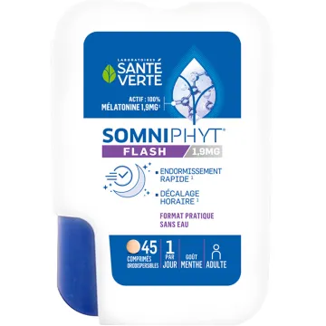 Santé Verte Somniphyt Flash 1.9 mg 45 comprimés