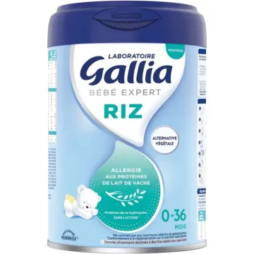 Gallia Bébé Expert Riz Lait Infantile 0-36 Mois 800g