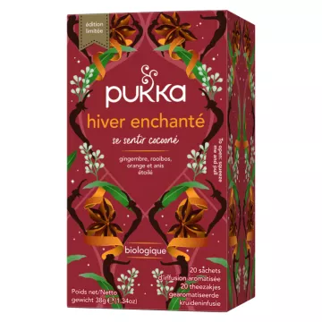 Органический зимний травяной чай Pukka 20 пакетиков