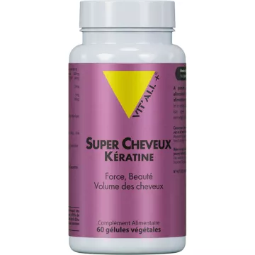 Vitall+ Super Hair Keratin Pure 500mg 50 vegetarian capsules