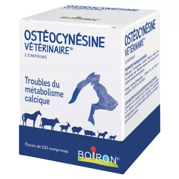 OSTEOCYNESINE VETERINARIA HOMEOPATIA Boiron 100 Tabletas