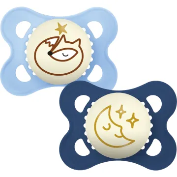 Mam Sucette Original Nuit 2-6 Mois lot de 2 Ref 11