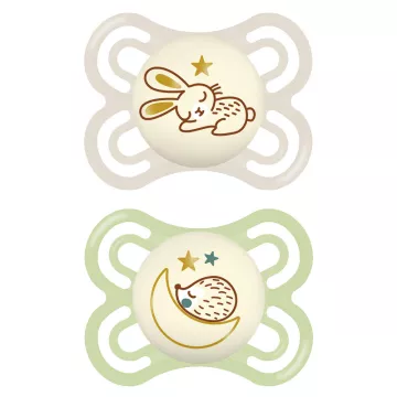 Mam Pacifier Perfect Night 2-6 Months set of 2 Ref 12