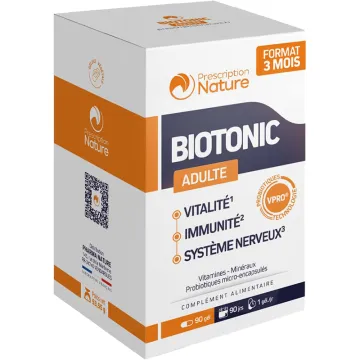 Prescription Nature Biotonic Erwachsene 90 Kapseln